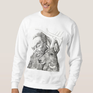 Jul Jultomten och Rener Lång Ärmad Tröja