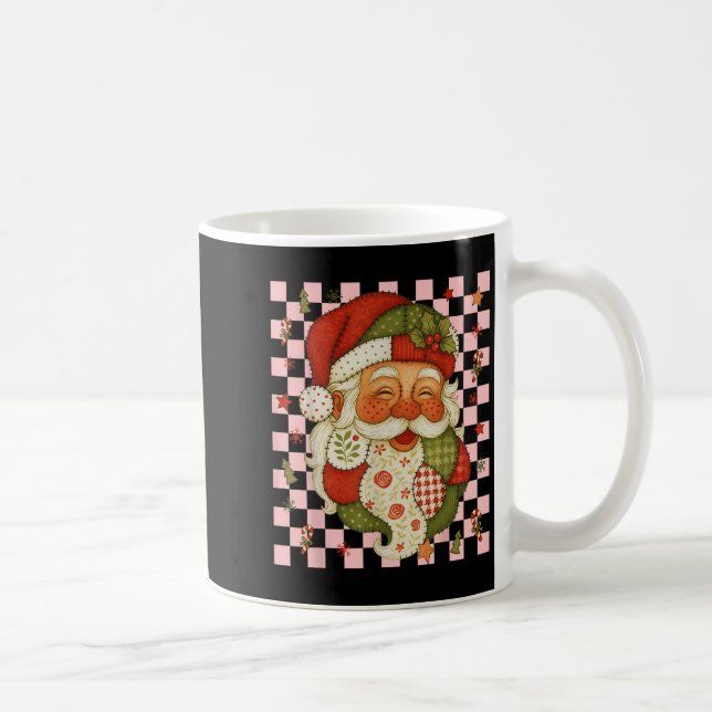 Jul Jultomten Patchwork Matching Family 20 Kaffemugg (Höger)