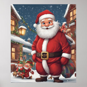 Jul Jultomten Poster