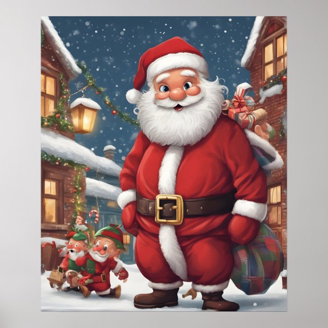 Jul Jultomten Poster (Framsidan)