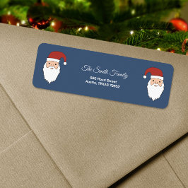 Jul-Jultomten-returadressetikett Returadress Etikett