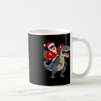 Jul Jultomten Riding Dinosaur T Rex Boys K Kaffemugg