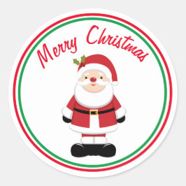Jul Jultomten Runt Klistermärke