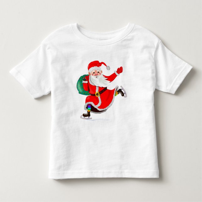 Jul Jultomten Småbarn T-shirt (Framsida)