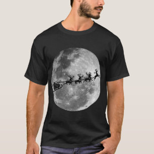 Jul-Jultomten som flyger under Måne T Shirt
