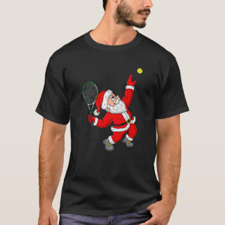 Jul Jultomten Tennis Funny Boys Girls Kids T Shirt
