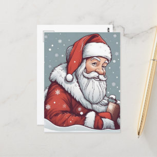 Jul Jultomten Vykort