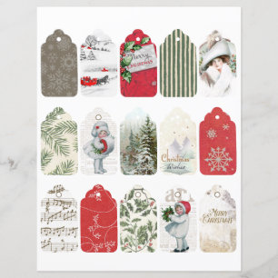 Jul Junk Journal Märkre Vintage Girl Holly Red