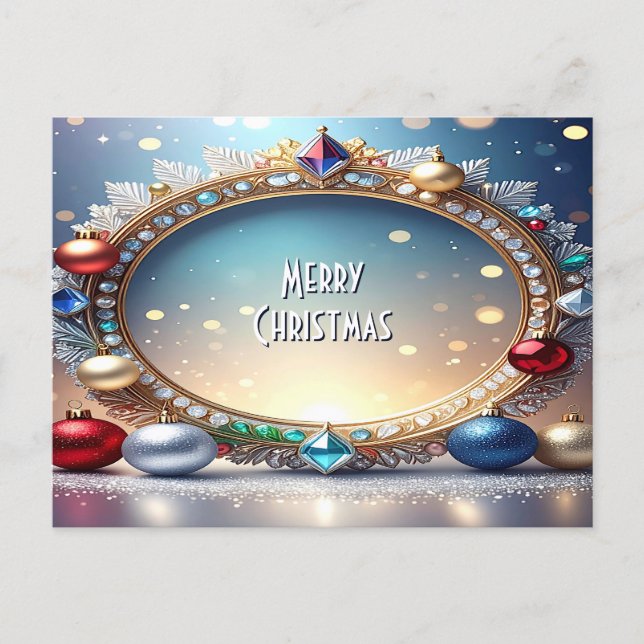 Jul Juvel Ram Holiday Postkort Vykort (Framsida)