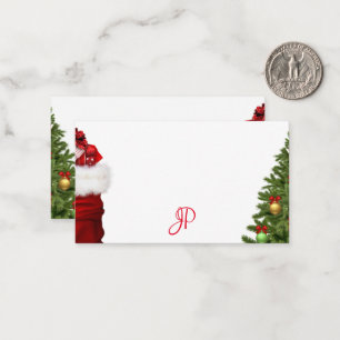 Jul Kalligrafisk Skript Monogram Mall