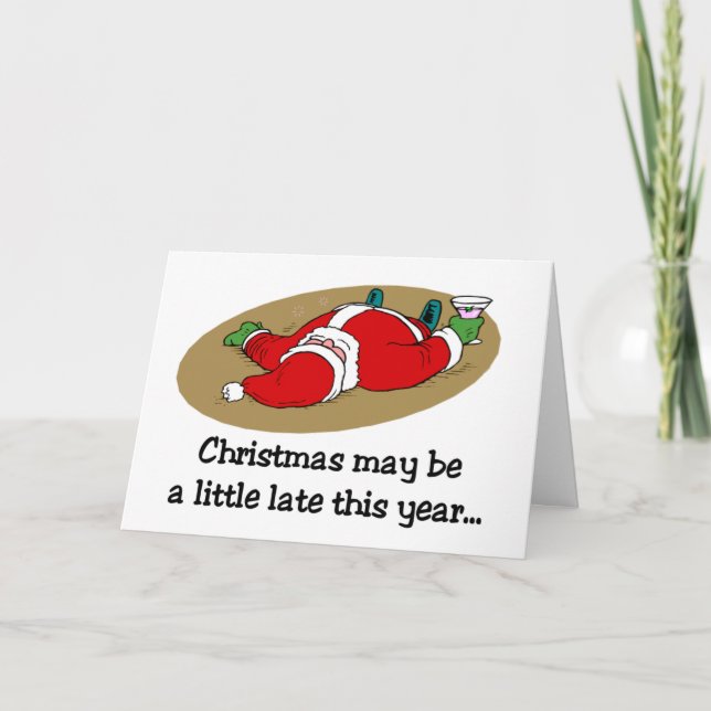 Jul kan vara ett sent kort (Framsida)