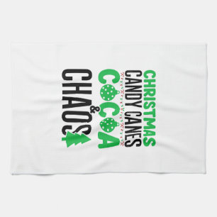 Jul Kandestänger Kakao Kaos Design Kökshandduk