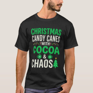 Jul Kandestänger Kakao Kaos Högtid T Shirt