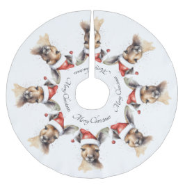 Jul Kangaroo, anpassadet Julgransmatta Borstad Polyester