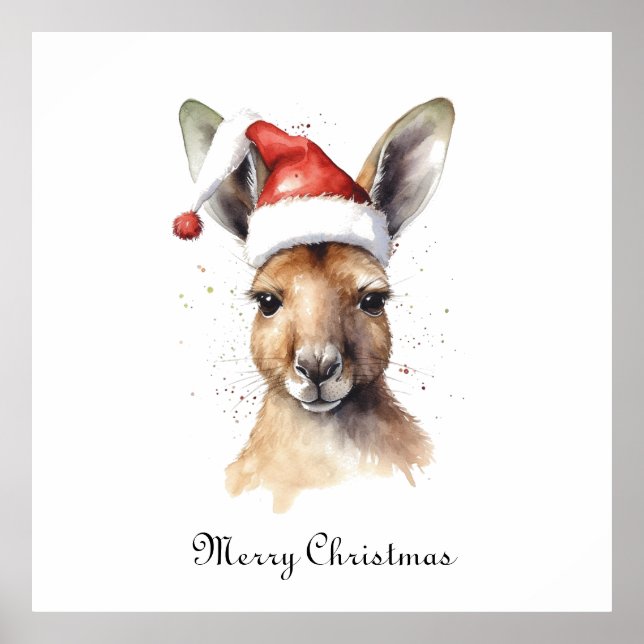 Jul Kangaroo, anpassadet Poster (Framsidan)