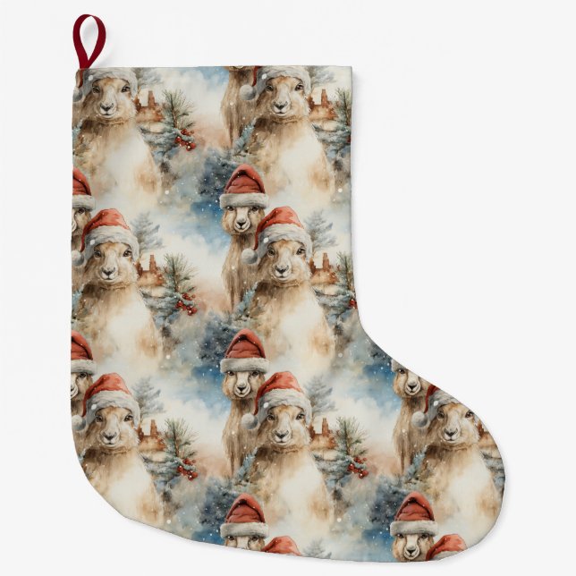 Jul Kangaroos-julklapp Stor Julstrumpa (Framsidan)