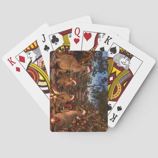 Jul Kanguru Camping Casinokort (Baksidan)