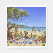 Jul Kanguru Strand Picknick God Jul