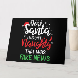 Jul Kära Tomte Jag Var Inte Busig Roligt Xmas Kort