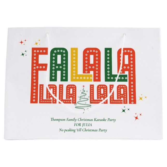 Jul Karaoke Julsånger Kör Gåva Byte (Framsidan)