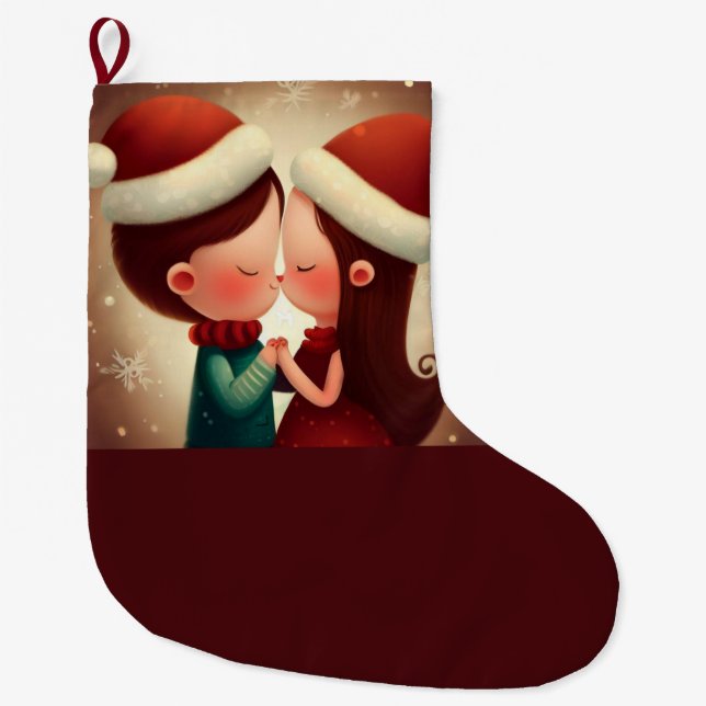 Jul Kärlek 2 Stor Julstrumpa (Framsidan)