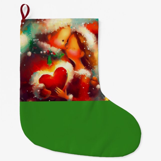 Jul Kärlek 3 Stor Julstrumpa (Framsidan)