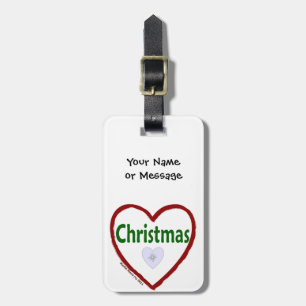 Jul Kärlek Luggage Tag Bagagebricka