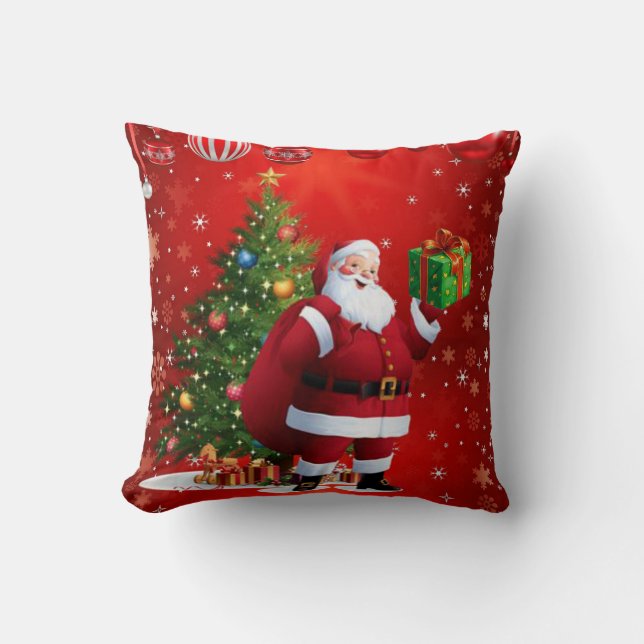 Jul Kast Kudd Santa Kudde (Framsida)