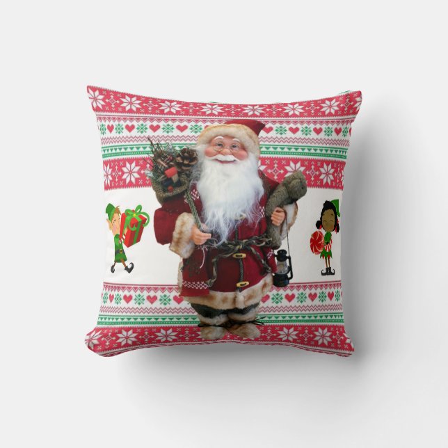 Jul Kast Kudd Santa Kudde (Framsida)