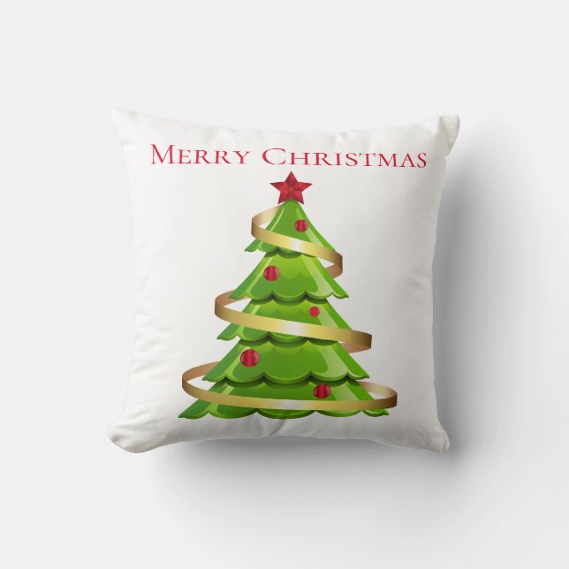 Jul Kasta Pude-Kristallgran Kudde (Framsida)