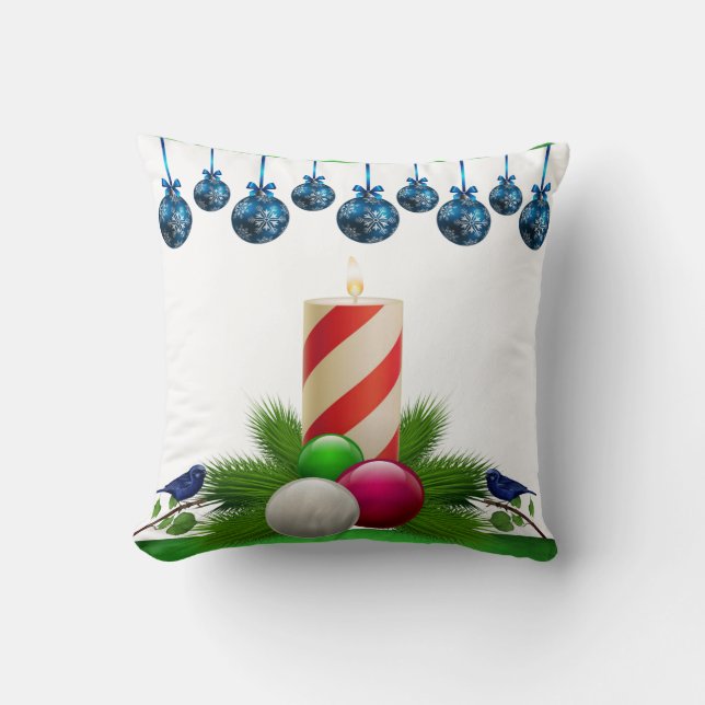 Jul kastkudde, Jul Ljus Kudde (Framsida)