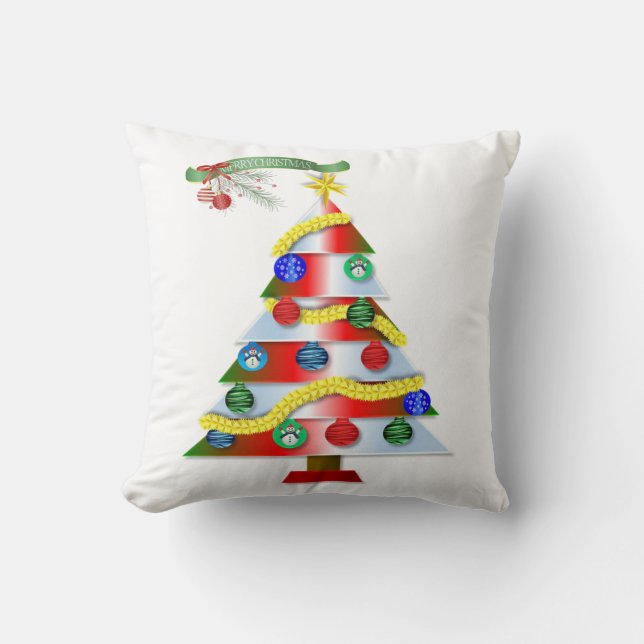 Jul Kastkudde, Julgran Kudde (Framsida)