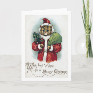 Jul katt, Louis Wain Helgkort