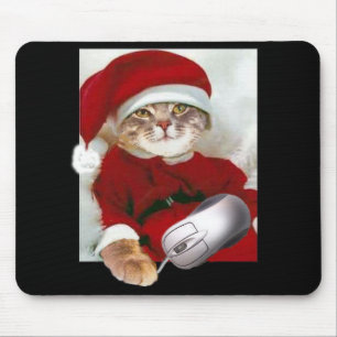 Jul katt och datormus musmatta
