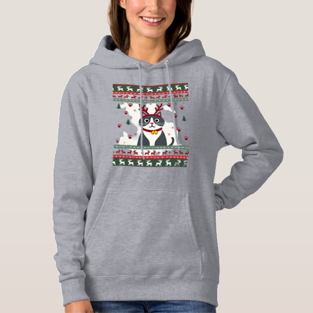 Jul Katt Ren Jultröja T-Shirt (Framsida)