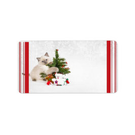 Jul Kattunge Adressetiketter