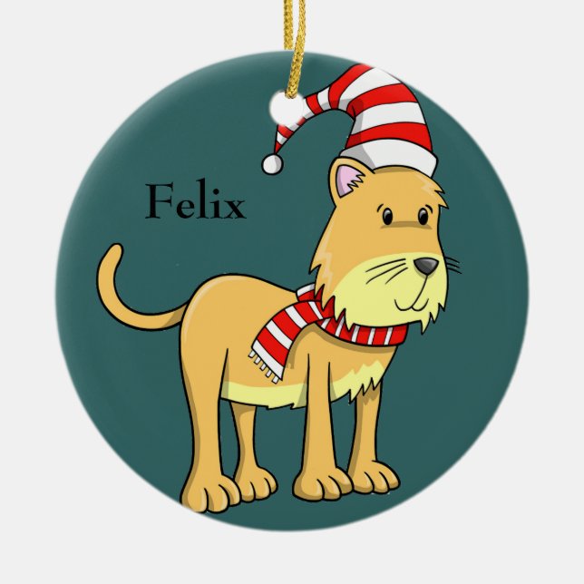 Jul Kattunge "Felix" Ornament (Framsidan)