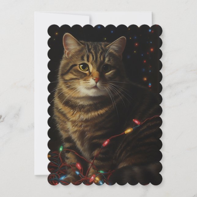 Jul Kattunge Julkort (Framsida)