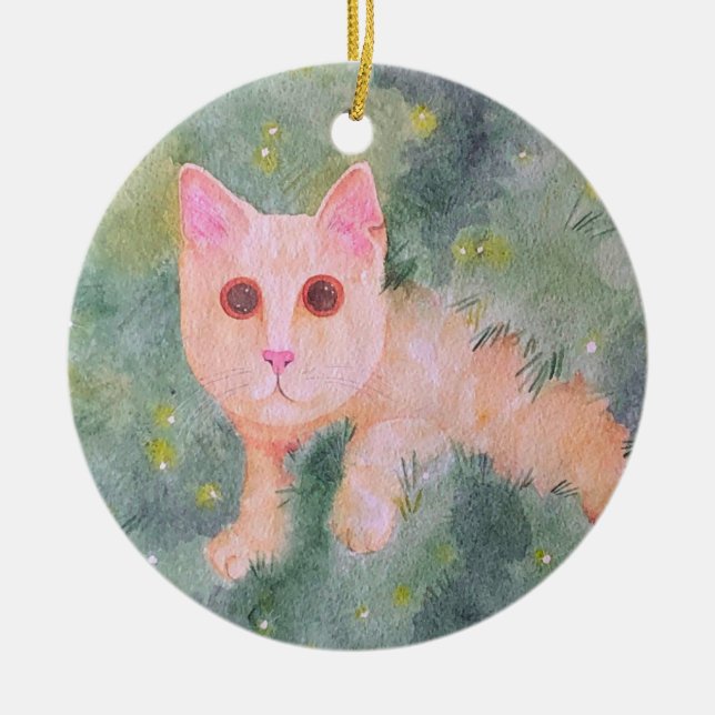 Jul Kattunge Ornament (Framsidan)