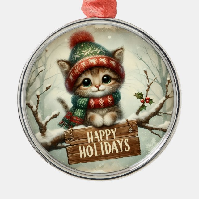 Jul Kattunge Ornament (Framsidan)