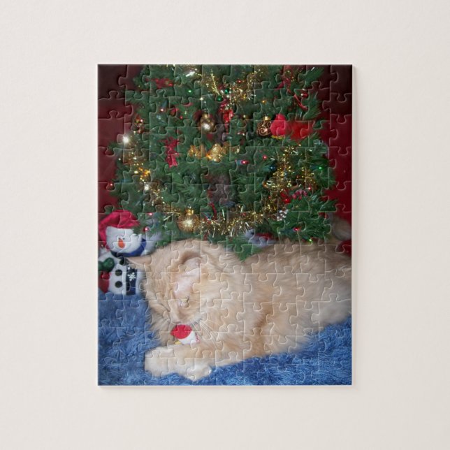 Jul Kattunge Photo Puzzle Pussel (Vertikal)