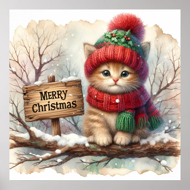 Jul Kattunge Poster (Framsidan)