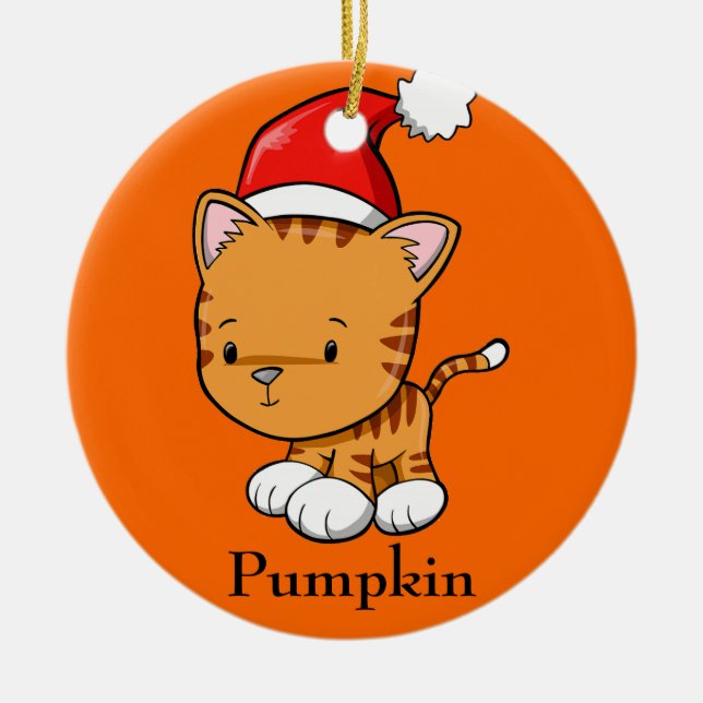 Jul Kattunge "Pumpkin" Ornament (Framsidan)