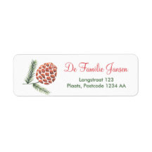 Jul | Kerstmis | Adressetikett | Address Labels