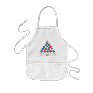 Jul Kids Apron Barn "Berry jul" Barnförkläde