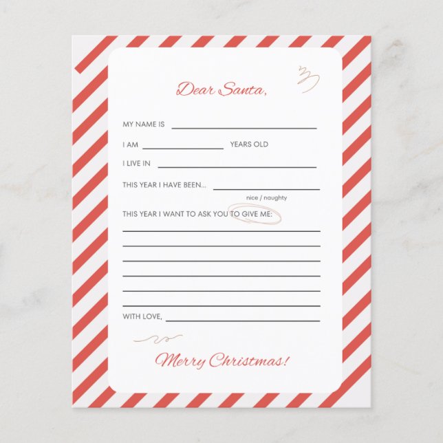 Jul Kids Senaste i Santa Santa Flygblad (Framsidan)