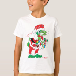 Jul Kids T-Shirt TySANTAsaurus Rex 2