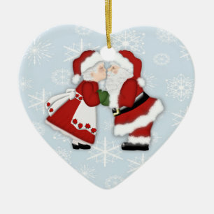 Jul Kiss Julgransprydnad Keramik