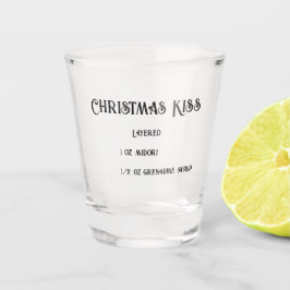 Jul Kiss Novelty shot glass