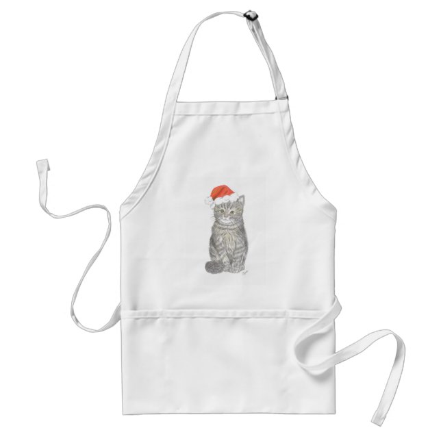 Jul Kitten Apron Förkläde (Framsidan)